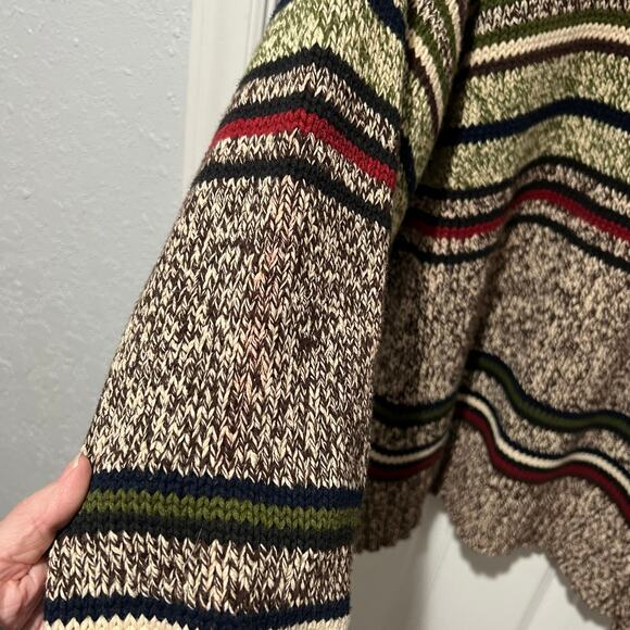 VTG J.Crew Oarsman Striped Cotton Sweater Men’s XL TALL 90s Y2K 
Retro FLAW - Picture 4 of 11